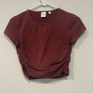 aritzia tna side cinch tee